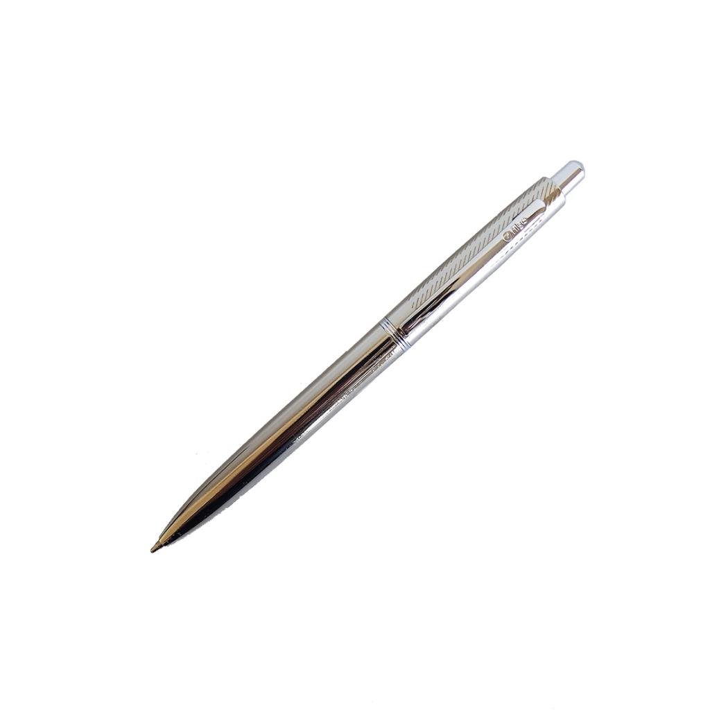 BOLIGRAFO JASPER METAL CROMADO LABRADO E/CJ ( TBF-BP-JSP )