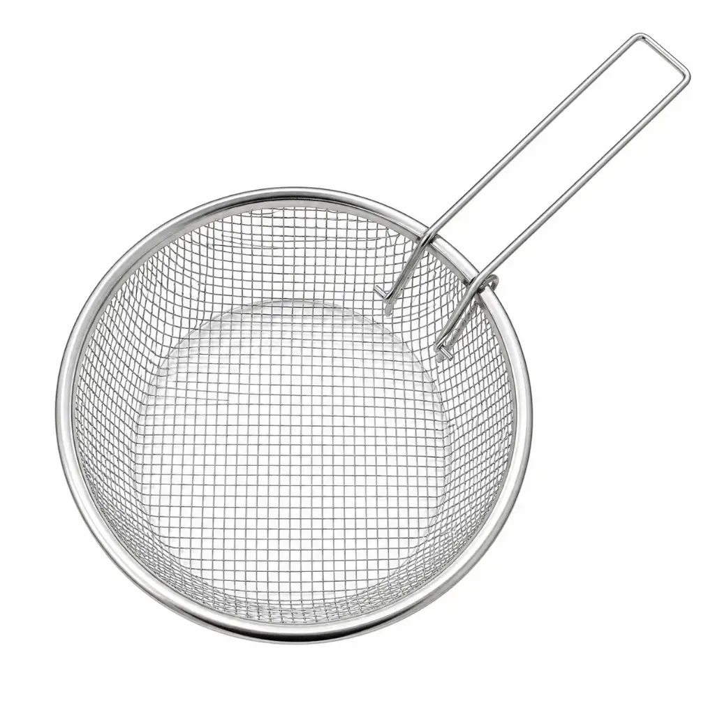 CANASTO FREIDOR ACERO C/ MANGO 22CM ( CN20131 )