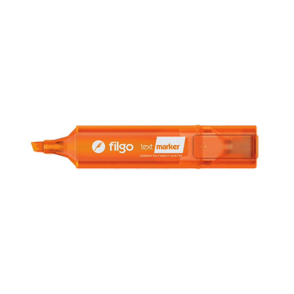 RESALTADOR FILGO TEXT MARKER NARANJA FLUO E/CJ