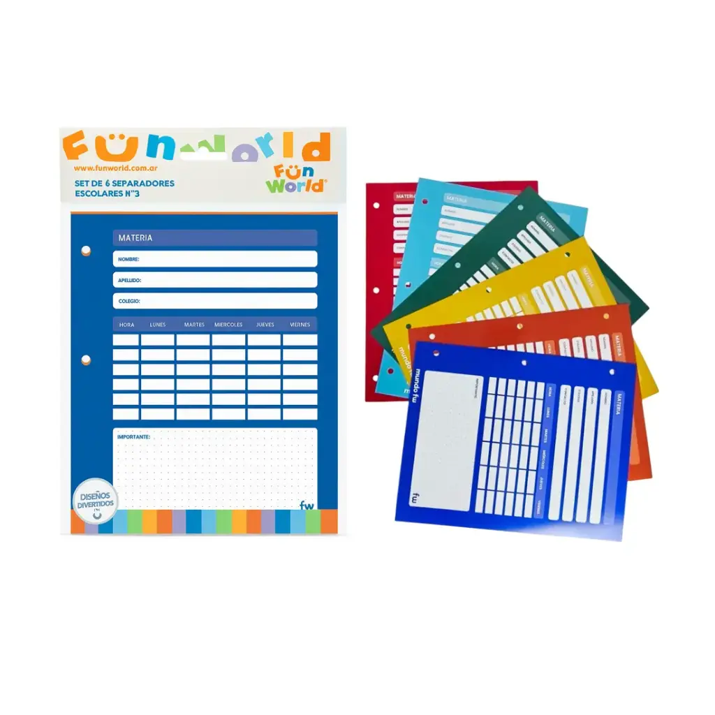 ASIGNATURA FW N°3 CLASICO x6 e/Bo