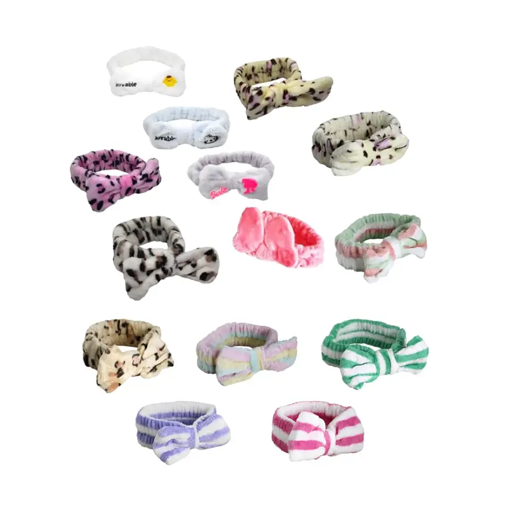 VINCHA P/MAQUILLAJE C/MOÑO 18CM ( CN15771 )