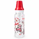 MAMADERA PLASTICA DISEÑO OSITO 250ML ( 129R / 129B )