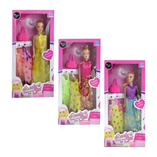 [214477] MUÑECA C/ ACCESORIO 28cm e/Cj ( SD15614 )