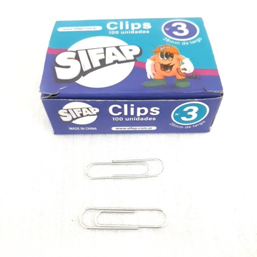 [222496] CLIPS SIFAP N°3 28mm x100 e/Cj