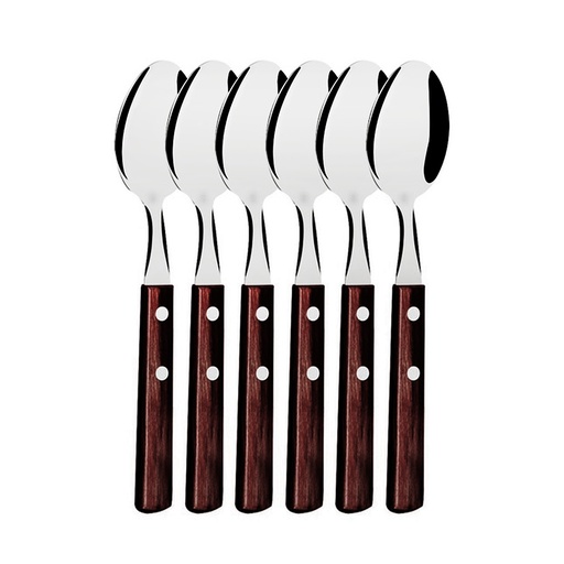 [222848] CUCHARA SOPERA MANGO MADERA X6 E/ BO ( DL2923 / DL9959 )