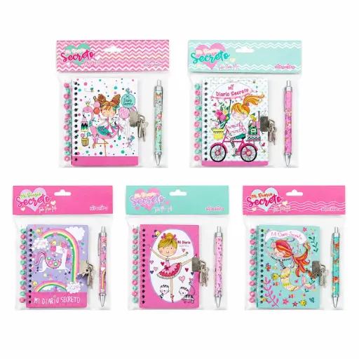 [226984] DIARIO INTIMO C/ CANDADO Y LAPICERA E/ BO ( BB20246 )