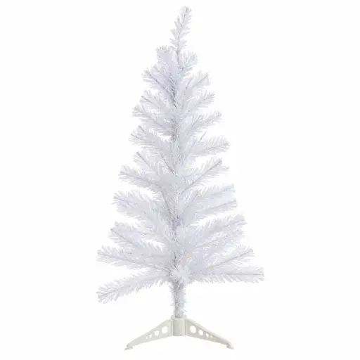 [227545] ARBOL NAVIDEÑO BLANCO 58 RAMAS 60CM E/ BO ( NS113243 )