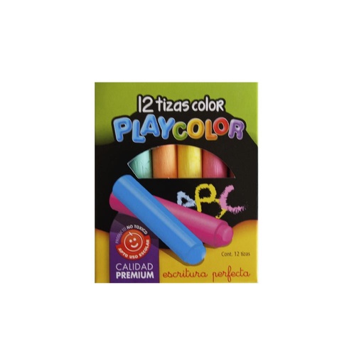[229371] TIZA PLAYCOLOR X12 COLOR E/ CJ