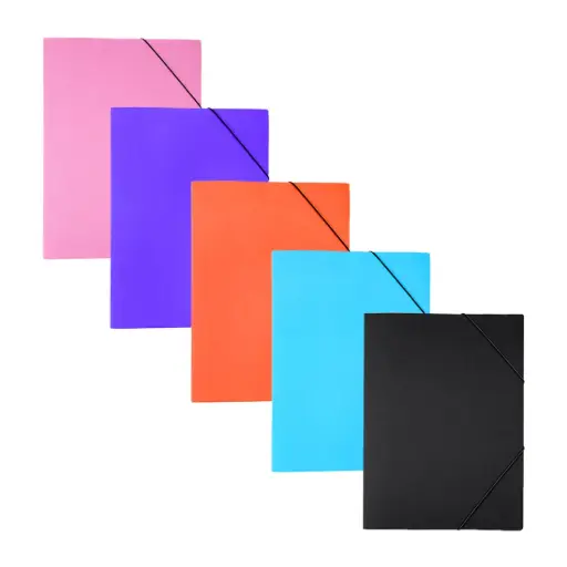 [230449] CARPETA DOBLE OFICIO 3 SOLAPAS C/ ELASTICO COLOR ( 449 )
