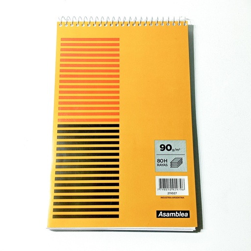 [233650] BLOCK ASAMBLEA A5 C/ESPIRAL 80HJS  RAYAD ( 211027 )