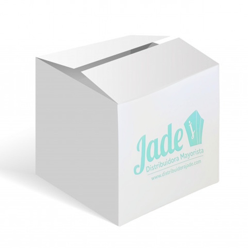 [234717] CAJA CARTON BLANCO/ MARRON JADE 70 x 50 x 50cm