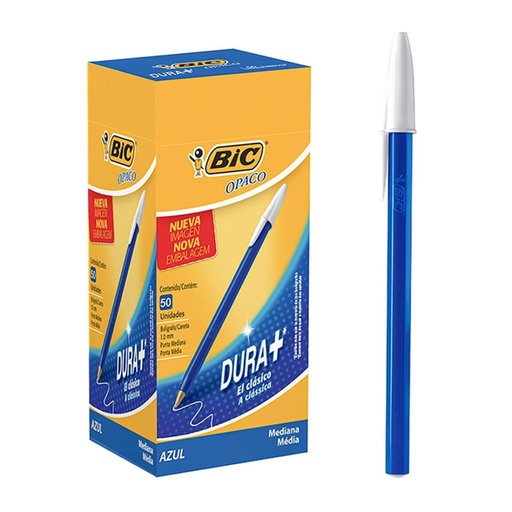 [235146] &BOLIGRAFO BIC OPACO AZUL 1mm