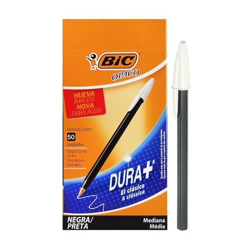 [235157] &LAPICERA BIC OPACO NEGRA 1mm
