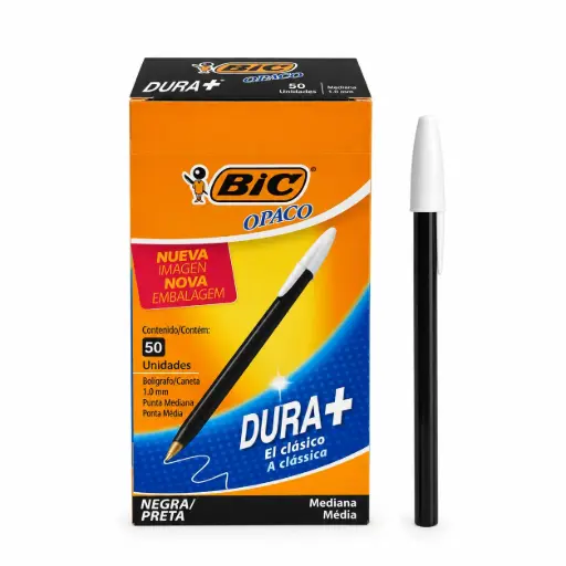 [235157] &LAPICERA BIC OPACO NEGRA 1mm