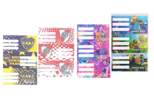 [238039] ETIQUETA INFANTIL ESCOLAR X9 E/ BO