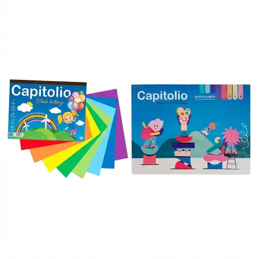 [238050] &*BLOCK DIBUJO CAPITOLIO Nº5 COLOR X24 HJS ( 6351 )
