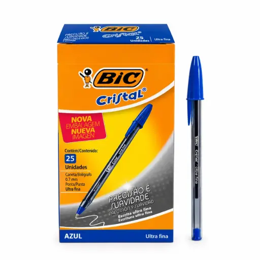 [239392] &LAPICERA BIC CRISTAL ULTRA FINE AZUL 0.7 MM ( 919933 )