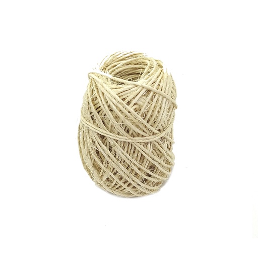 [242175] BOBINA HILO SISAL CRUDO 2MM X 30MTS