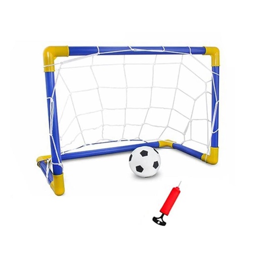 [243330] ARCO DE FUTBOL 65 X 45 X 35CM C/ RED PELOTA E INFLADOR E/ BO ( 52573 / 62271 )