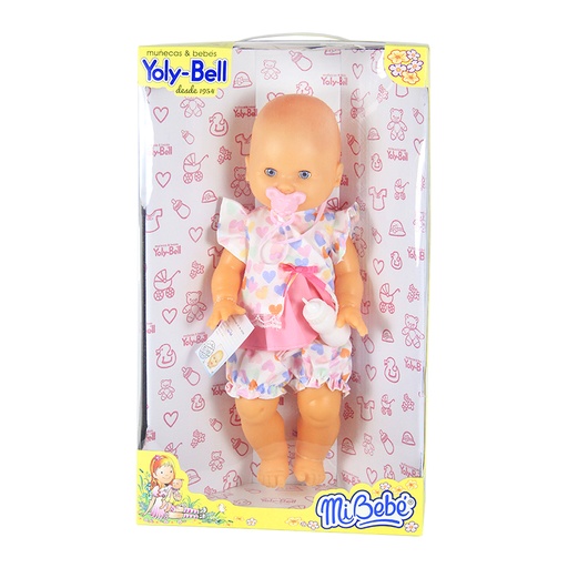 [244463] BEBE C/ CHUPETE Y MAMADERA YOLY-BELL E/ CJ ( 1291 )