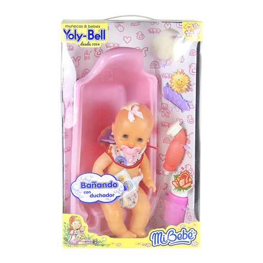 [244485] BEBE C/ BAÑERA Y DUCHADOR YOLY-BELL E/ CJ ( 160 )