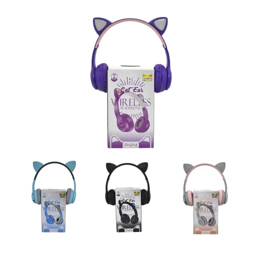 [245145] AURICULAR VINCHA OREJAS BLUETOOTH C/ LUZ E/ CJ ( P47M )