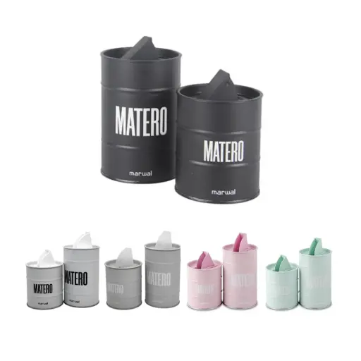 [246333] SET DE LATAS MATERO x2 C/ VERTEDOR