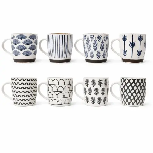 [246938] TAZA CERAMICA DISEÑOS 320ML