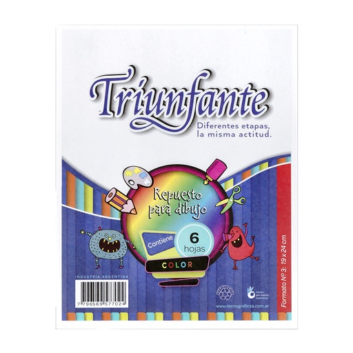 [247477] REPUESTO DIBUJO TRIUNFANTE N°3 COLOR E/BO 6HJS