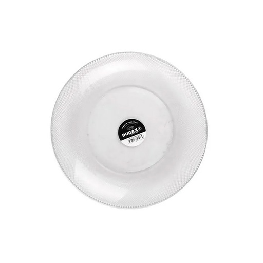 [247675] PLATO POSTRE GEMA TRANSPARENTE DURAX VIDRIO