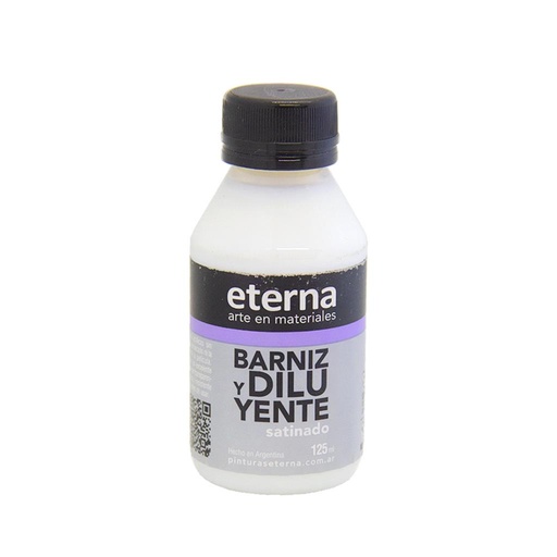 [251096] BARNIZ Y DILUYENTE ETERNA 125ML SATINADO