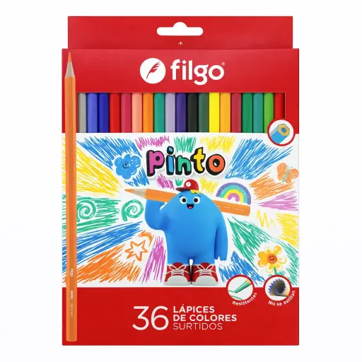 [252603] LAPICES FILGO COLOR X36 LARGOS ECOLOGICOS E/CJ