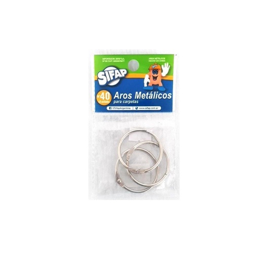 [253758] AROS P/ CARPETA SIFAP N°40 X3 E/ BO