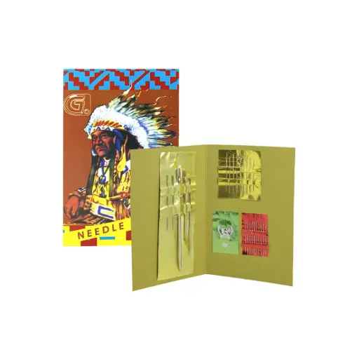 [255166] SET AGUJAS EL INDIO x24 C/ ENHEBRADOR ( NC8000 / MA8242 )