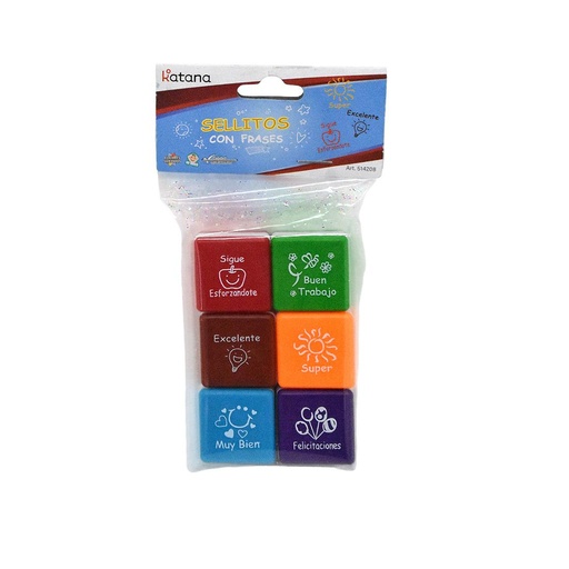 [256343] SELLO CON FRASES P/ MAESTROS X6 E/BL ( 514208 )