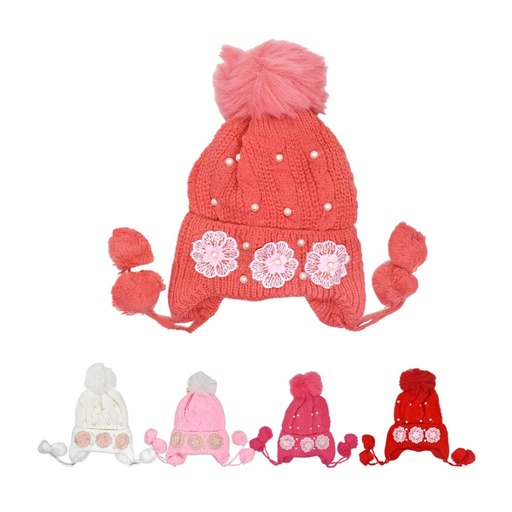 [258092] GORRO POMPON C/PIEL ( S-7139-7 )