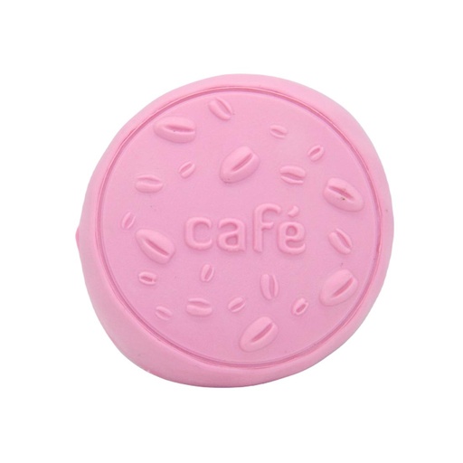 [264142] TAPA GOMA P/ FRASCO C/ RELIEVE Y FRASE ( 7034 )