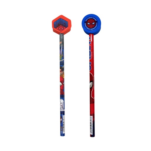 [264538] LAPIZ SPIDERMAN C/ GOMA FORMAS ( HA453 )