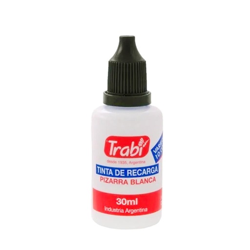 [265781] TINTA TRABI P/ MARCADOR DE PIZARRA X30ML ROJO