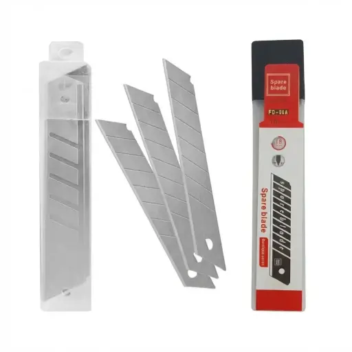 [266034] REPUESTO P/CUTTER X10PZS 18MM E/ESTUCHE ( FD-06A / CB-10 )