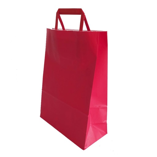 [272183] BOLSA P/ REGALO LISA 30 X 12 X 41CM ROJA ( 44400774 )