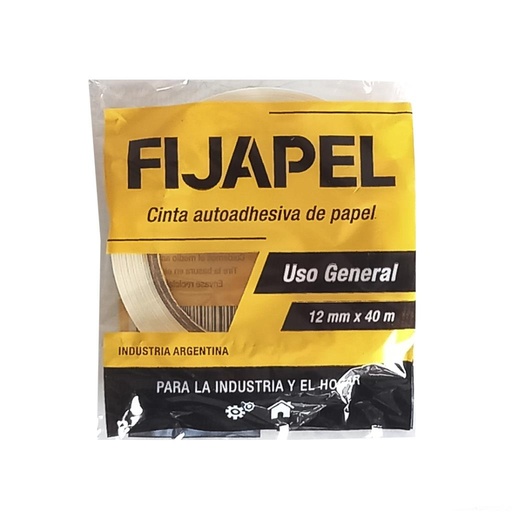 [276055] CINTA ADHESIVA PAPEL FIJAPEL 12mm x 40mts e/Bo