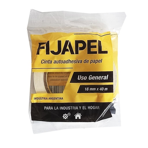 [276066] CINTA ADHESIVA PAPEL FIJAPEL 18mm x 40mts e/Bo