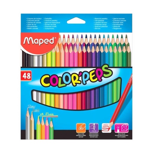 [277430] LAPICES MAPED COLOR LARGO x48 e/Cj ( 832048 )