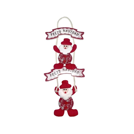 [278068] ADORNO COLGANTE NAVIDEÑO PAPA NOEL 45CM E/ BO ( NS315147 )