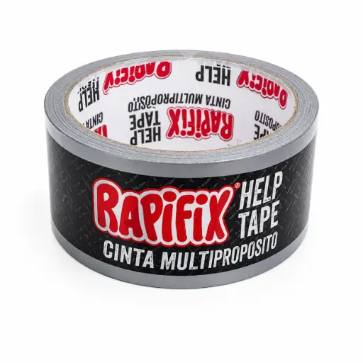 [288474] CINTA ADHESIVA TELA LAMINADA GRIS RAPIFIX 48MM X 9MTS ( 650 )