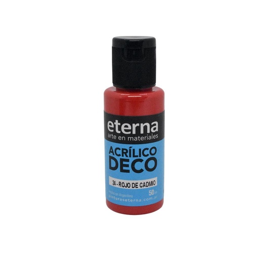 [291367] ACRILICO DECORATIVO PREMIUM ROJO DE CADMIO 50ml ( 24 )
