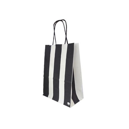 [305623] BOLSA P/ REGALO DECO 14 X 8 X 20CM ESTILO BARRAS ( 44401483 )