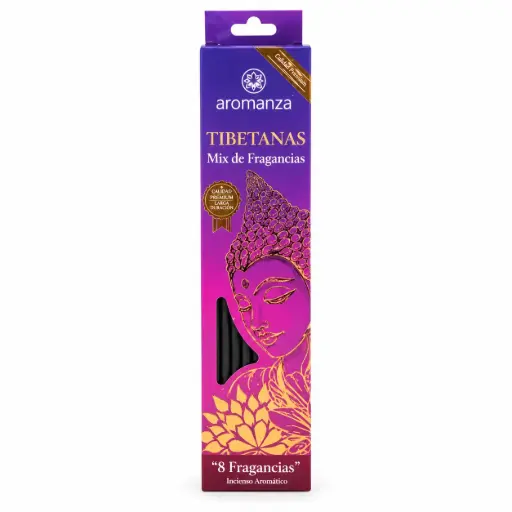 SAHUMERIO TIBETANOS AROMANZA X8 E/ CJ ( 100PZ )
