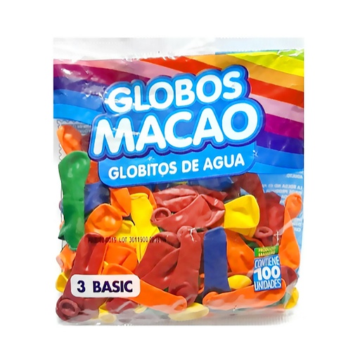 [315039] *GLOBITO P/ AGUA MACAO X100 E/BO